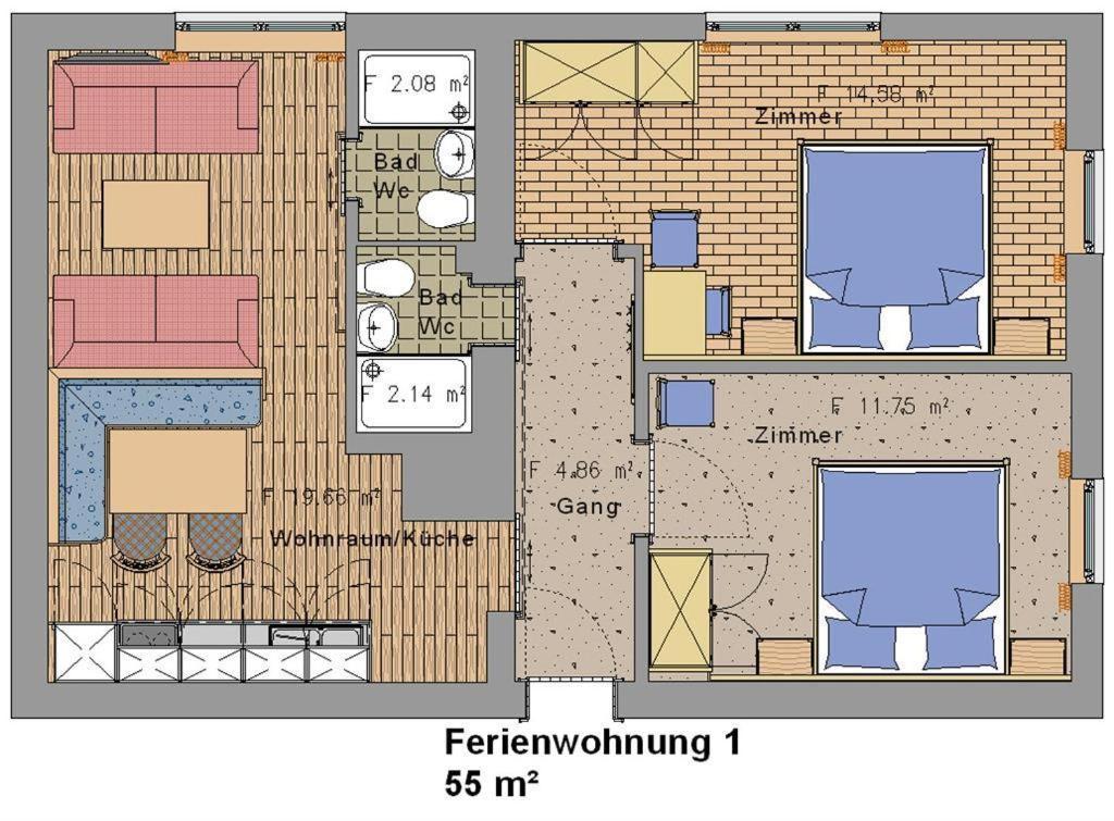 Ferienwohnungen Foidlhof 霍赫菲尔岑 外观 照片